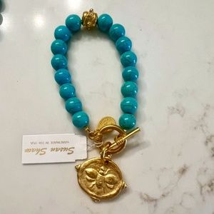 Susan Shaw turquoise bracelet NWT